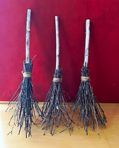 Reisigbesen mit - 3x,